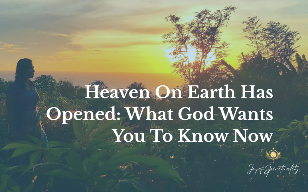 Heaven on Earth Has Opened: What God Wants You to Know Now