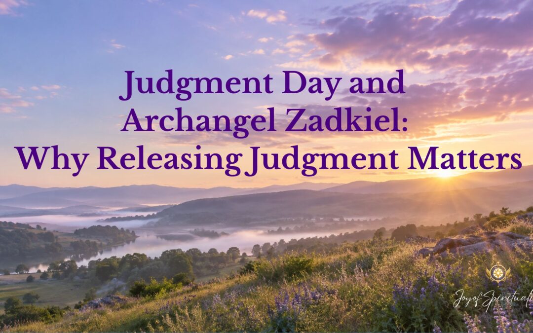 Judgment Day and Archangel Zadkiel: Why Releasing Judgment Matter